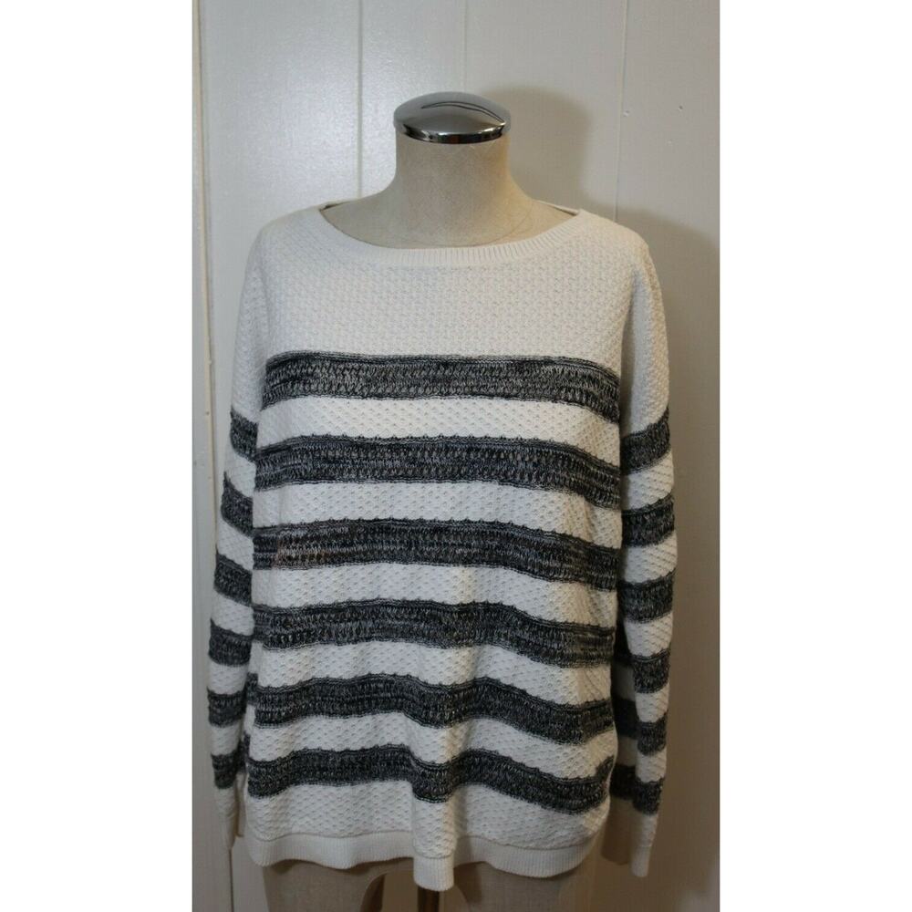 Calson Sweater Size M Large Stripe